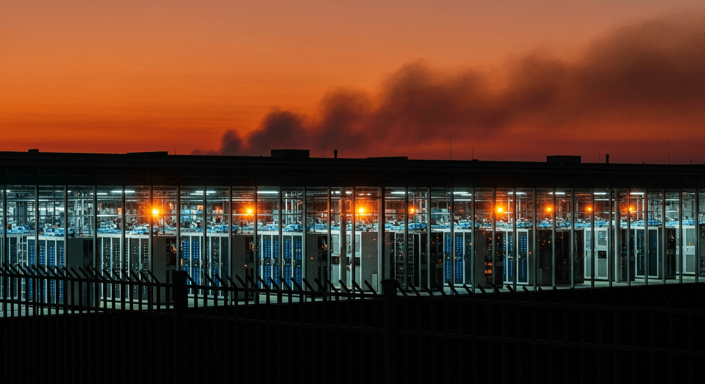 AWS data center in the Middle East under geopolitical threat with cloud resilience concept