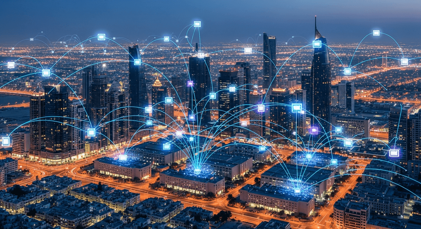 Panoramic view of cloud infrastructure resilience across multiple global regions