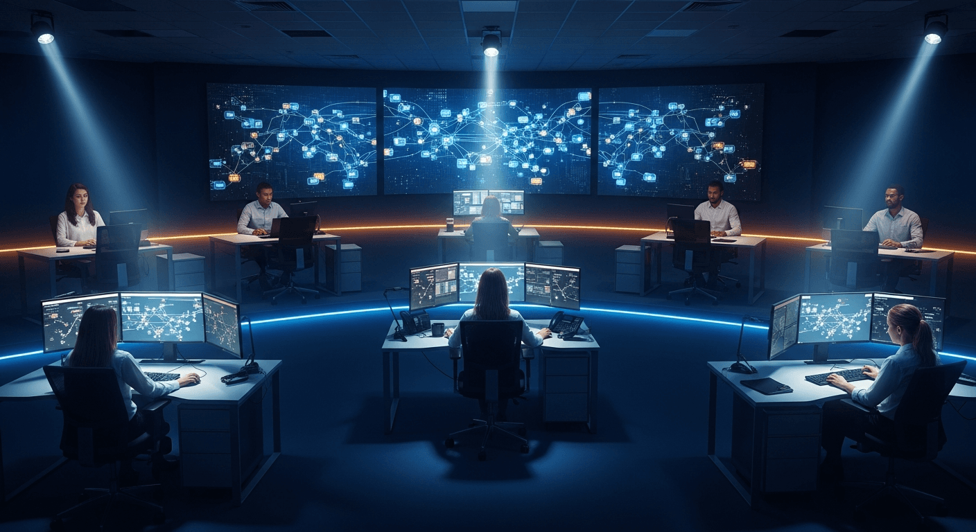 Enterprise identity security shield protecting digital credentials